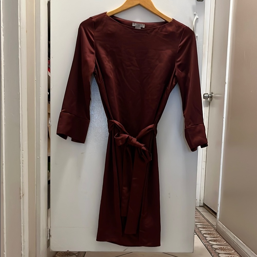 H&M Elegant Burgundy Dress